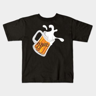 YUM BEER Kids T-Shirt